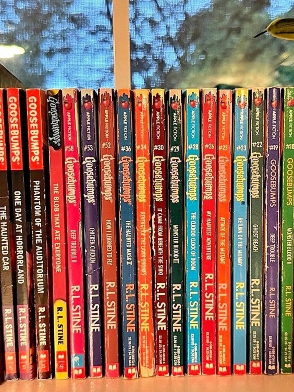 Scholastic Goosebumps Paperback Book Collection - 25 books, used condition